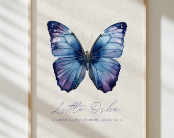 Lámina artística de Little Osha / Quicksilver / Mariposa / Callie Hart / Póster de pared de fantasía y libros / Impresiones de pósteres románticos