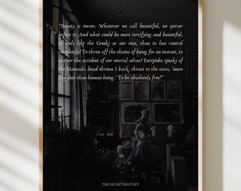 The Secret History Art Print | Dark Academia Prints | Bookish Art | Bookish Print | Instant Download | Digital Download
