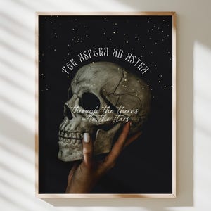 Per Aspera Ad Astra Art Print | If We Were Villains Art Print | IWWV | Dark Academia Prints | Bookish Art | Bookish Print | Digital Download