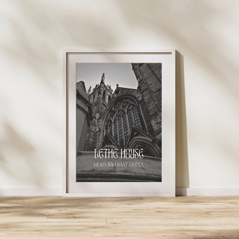 Ninth House Art Print Dark Academia Prints Bookish Art Bookish Print ...