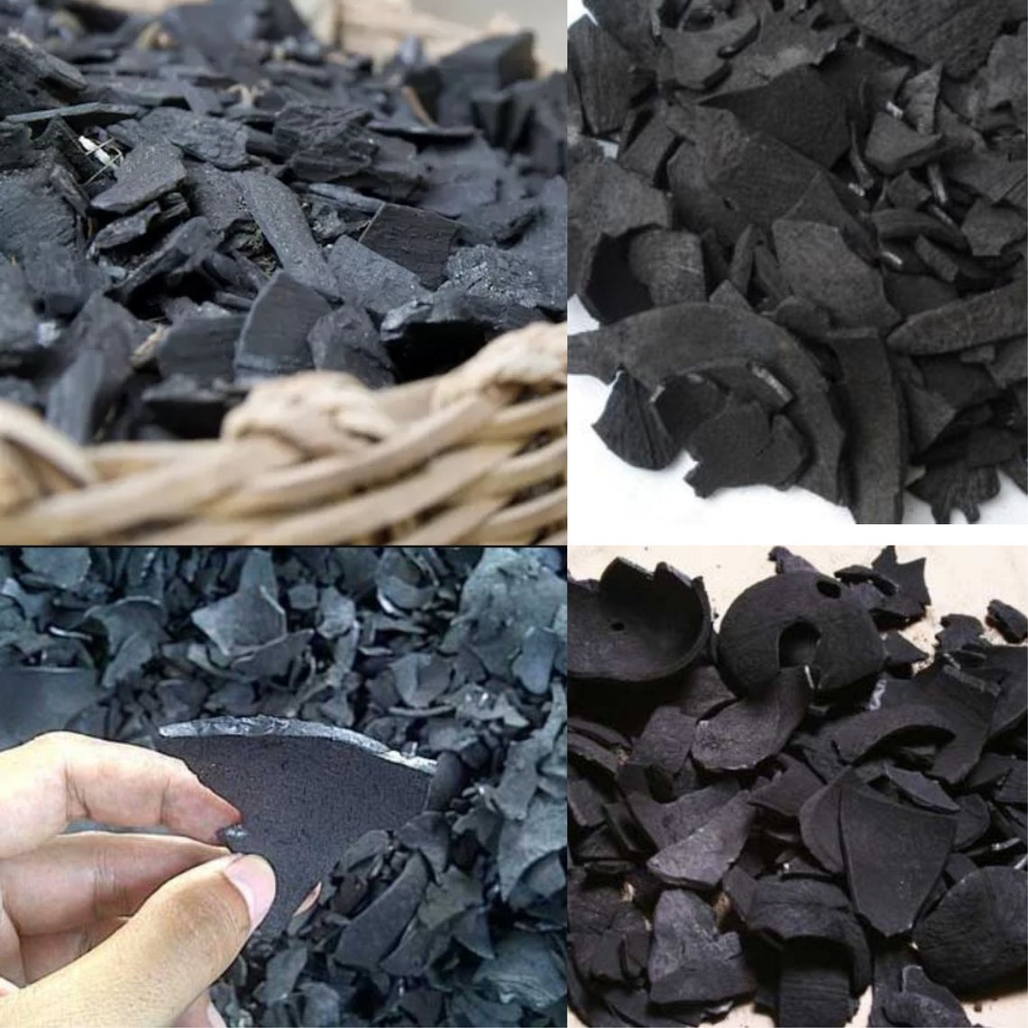 100 Natural Coconut Shell Charcoal Organic Activated Carbon Etsy
