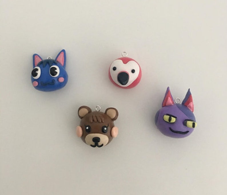 Animal Crossing Villager Polymer Clay Charms please read Etsy
