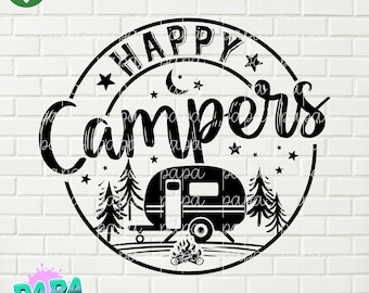 Pop up Camper Svg - Etsy