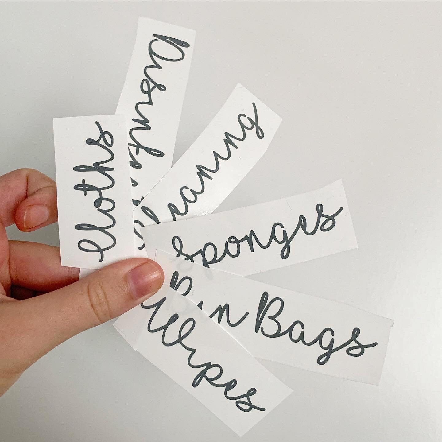 CLEANING VINYL LABELS vinyl decals cleaning labels Mrs Etsy