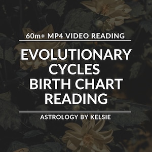 Lectura de la carta natal de ciclos evolutivos