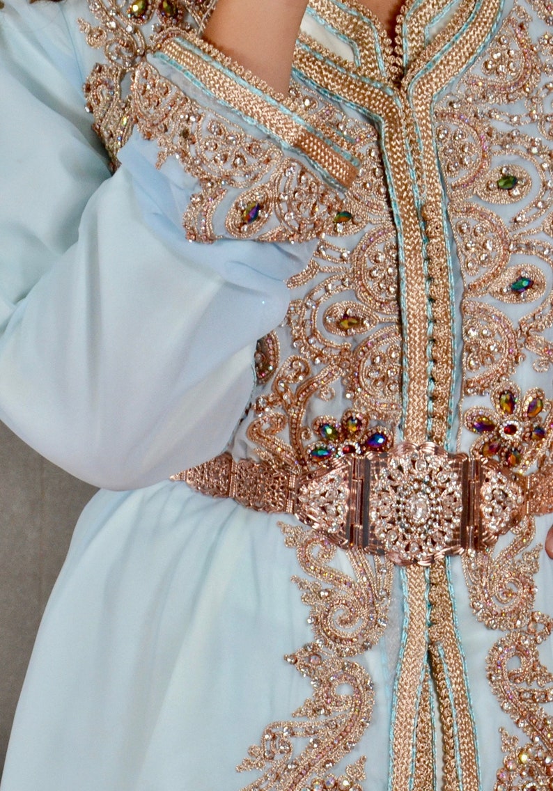 Luxury Wedding Gown Takchita Kaftan Moroccan Arabic Classy | Etsy