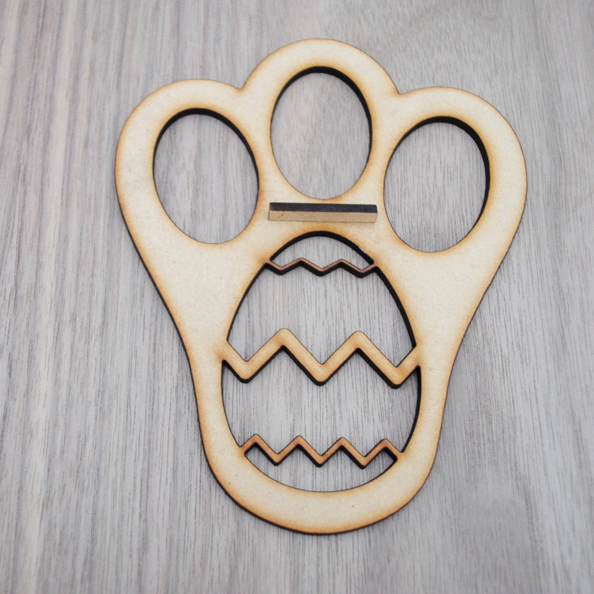 Easter Bunny Paw Print Stencil - Etsy
