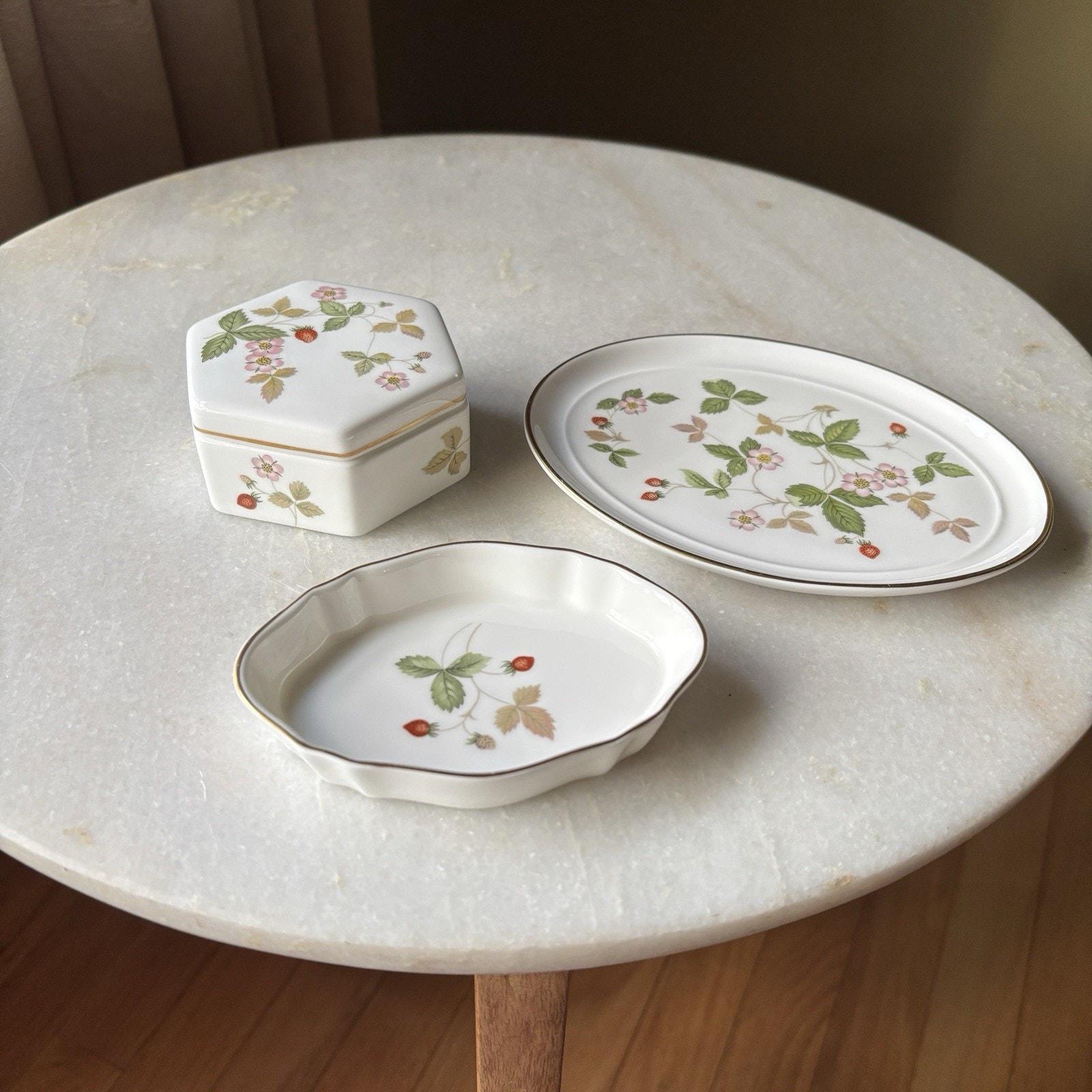 Wedgewood Wild Strawberry Tray - Etsy
