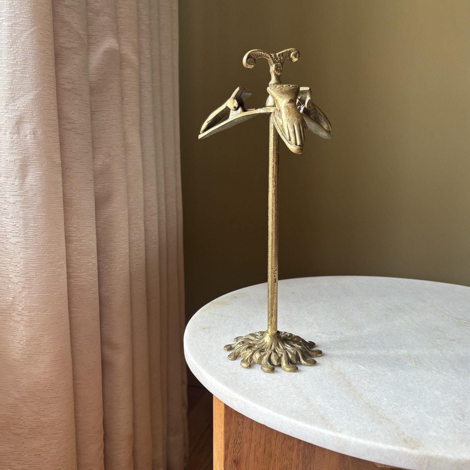 Victorian Brass Hand Clip Stand - Etsy