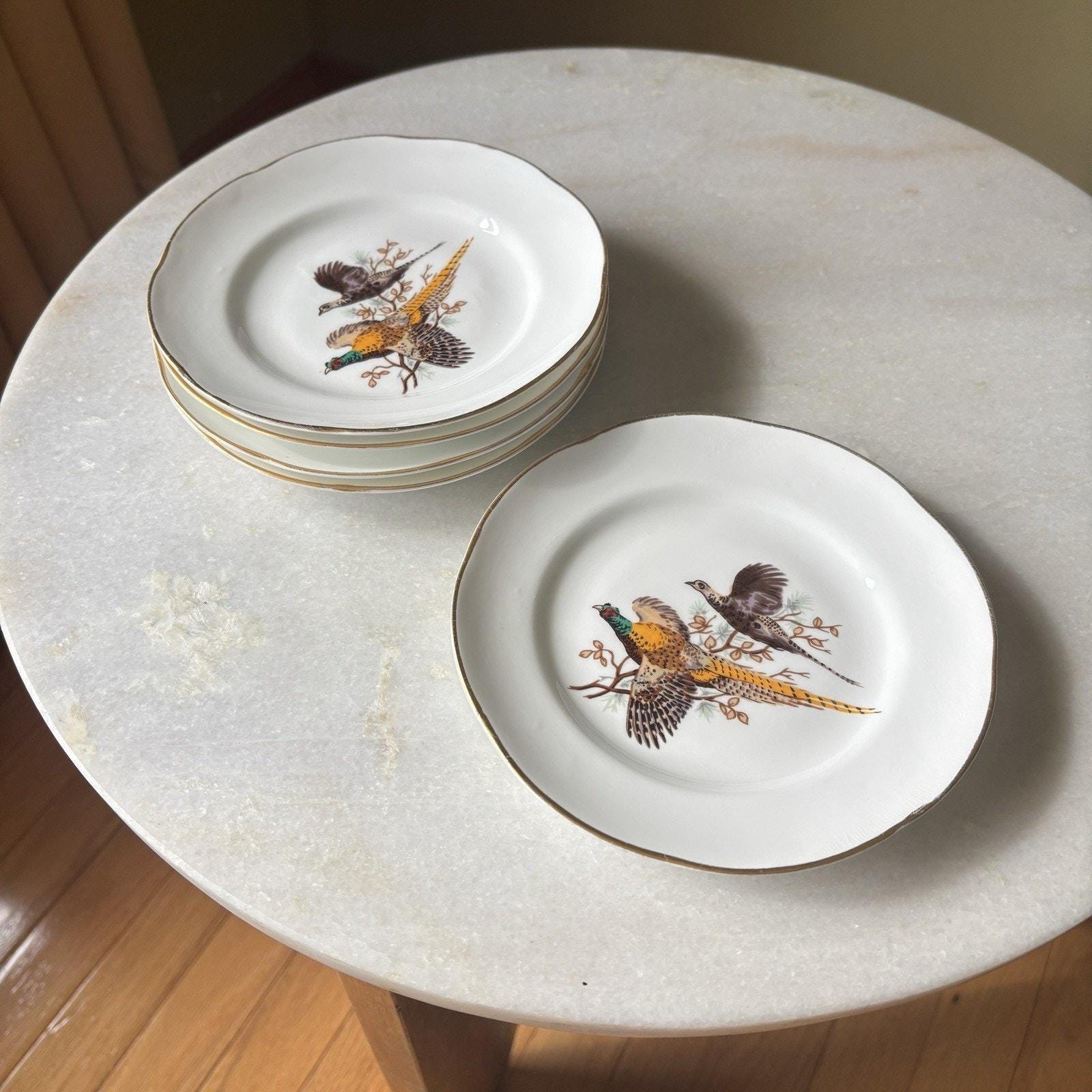 Vintage Hunting Dog Plates - Etsy