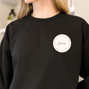 Christian Sweatshirt, Christian Clothing, Christian Crewneck, Faith Apparel, Bible Verse Shirt, Christian gift | Way, Truth and The Life