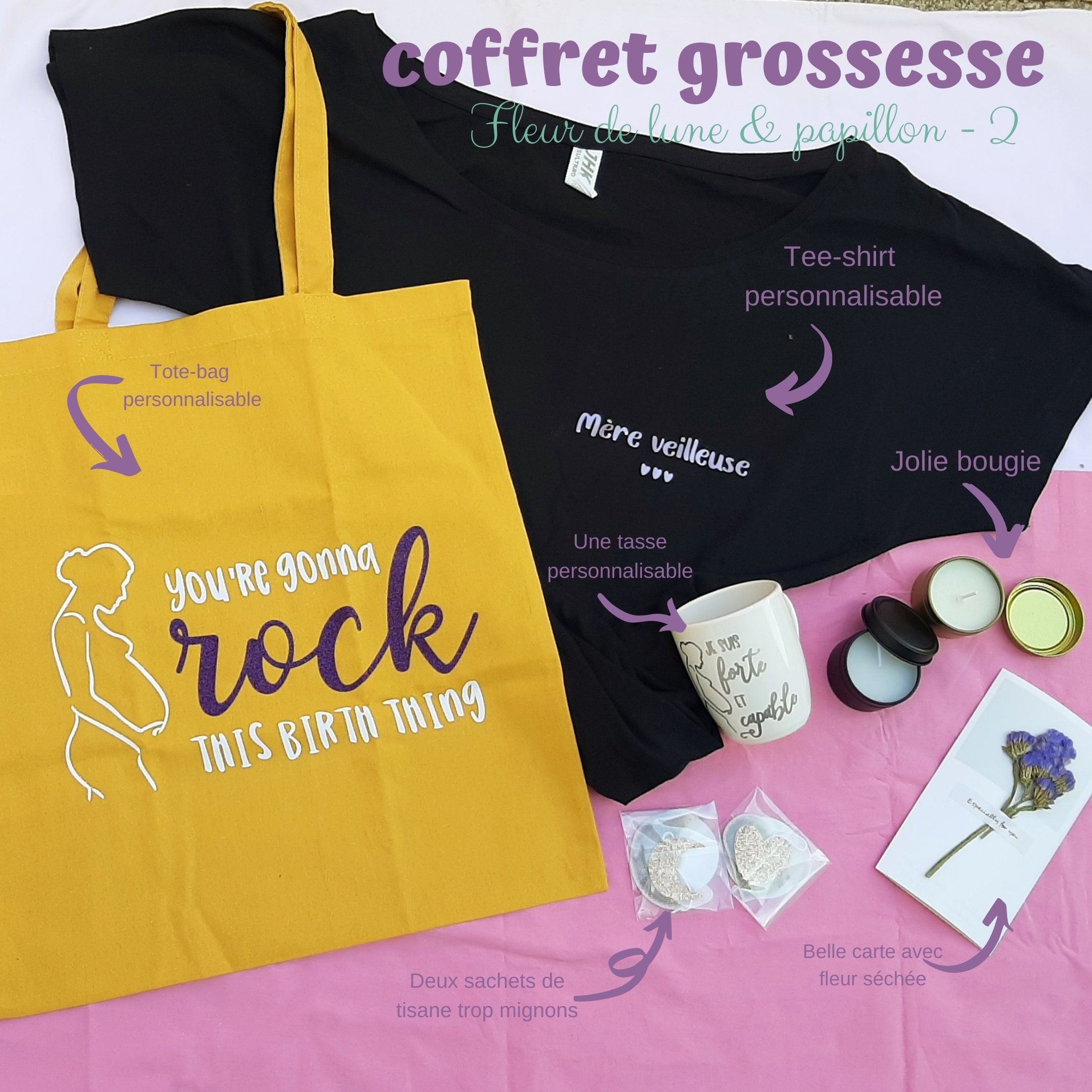 Idée cadeau pour faire plaisir à une future maman pendant sa | Etsy