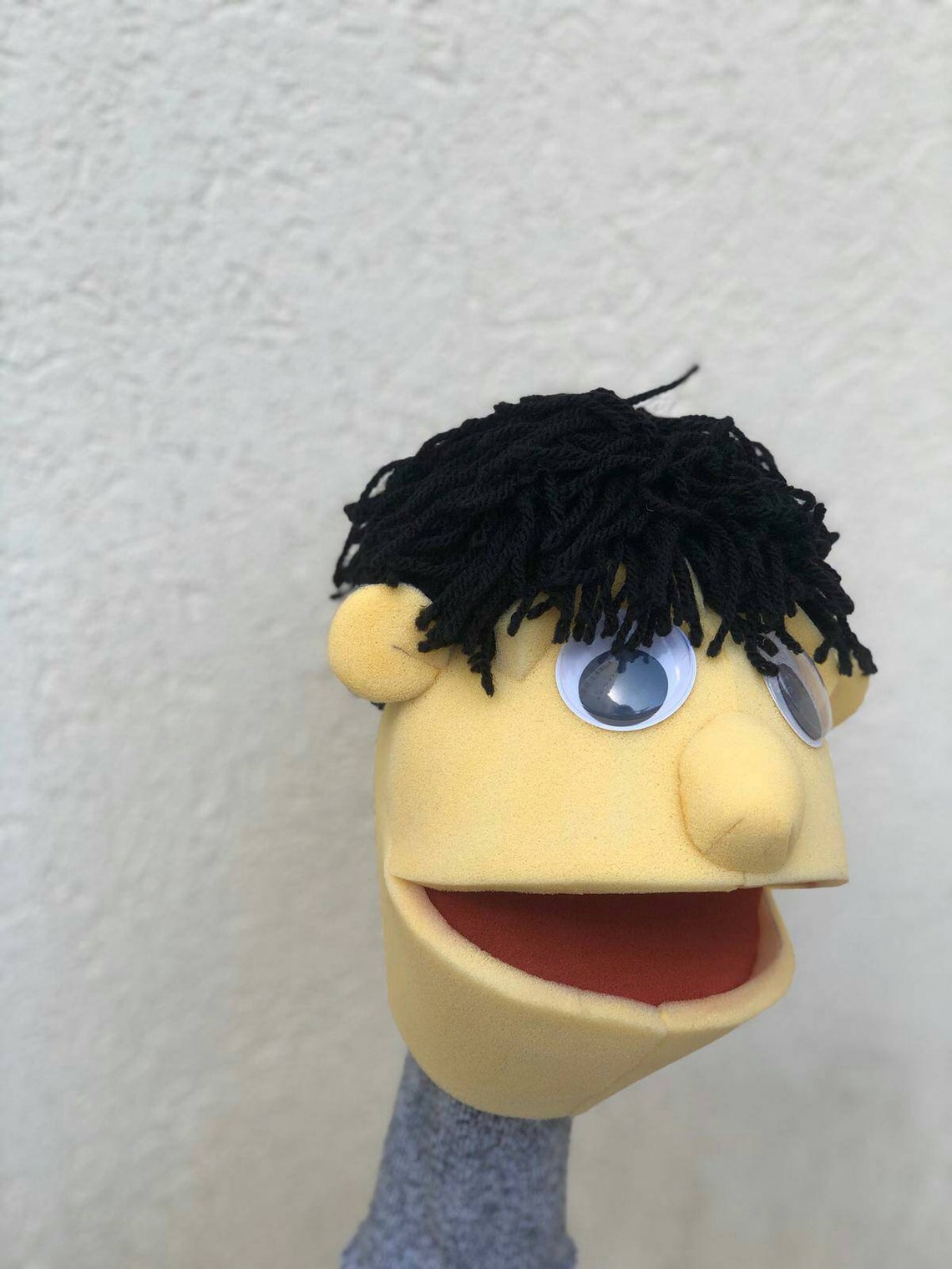 Boy Hand Puppet With Moving Mouth Etsy