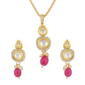 Kundan pendant set,  heart locket necklace, mens locket, grandma locket, small gold heart locket