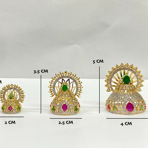 Mukut for krishna Deity, Laddu gopal mukut, Bal Krishna Accessories, God Crown Jewelry, Gold Crown