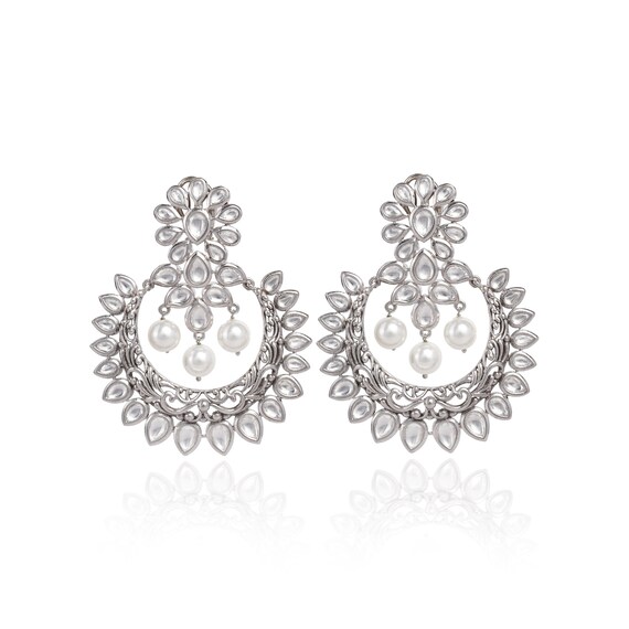 Polki pearl earrings sale