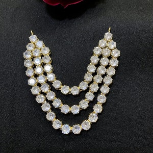 Laddu Gopal necklace, Krishna necklace, ruby necklace, handmade necklace, krishna accessories, laddu Gopal jewellery