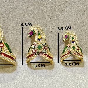 Laddu gopal mukut, krishna Mukut, Shri Krishna pagdi/turban/crown, Kanha ji mukut