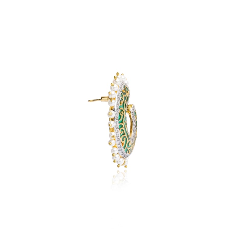 Meena pearl earrings