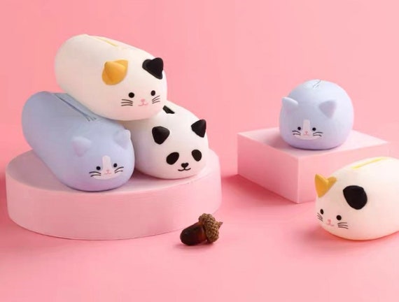 Cute Kawaii Korean Style Fluffy Eating Animal Pencil Case - Peachymart