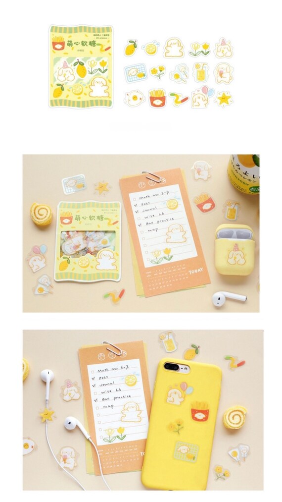 40pcs Small Cute Stickers, Kawaii Stickers, Happy Mail Stickers