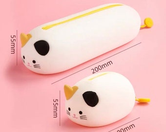 Cute Animal Pencil Case, Cute Cat Pen Pouch, Cute Korean Pencil Case, Kawaii  Panda Pencil Pouch, Back to School Pen Pouch 