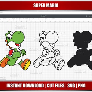 mario svg, mario png clipart, luigi svg mario geburtstag svg für cricut cut files, silhouette cut files, sofort download, digital printable,