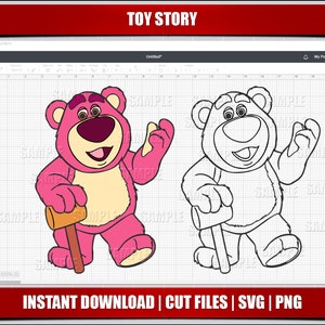 bear svg, toy story svg, woody svg, buzz svg, toy story png clipart, instant download, for cricut svg files, digital printable birthday png