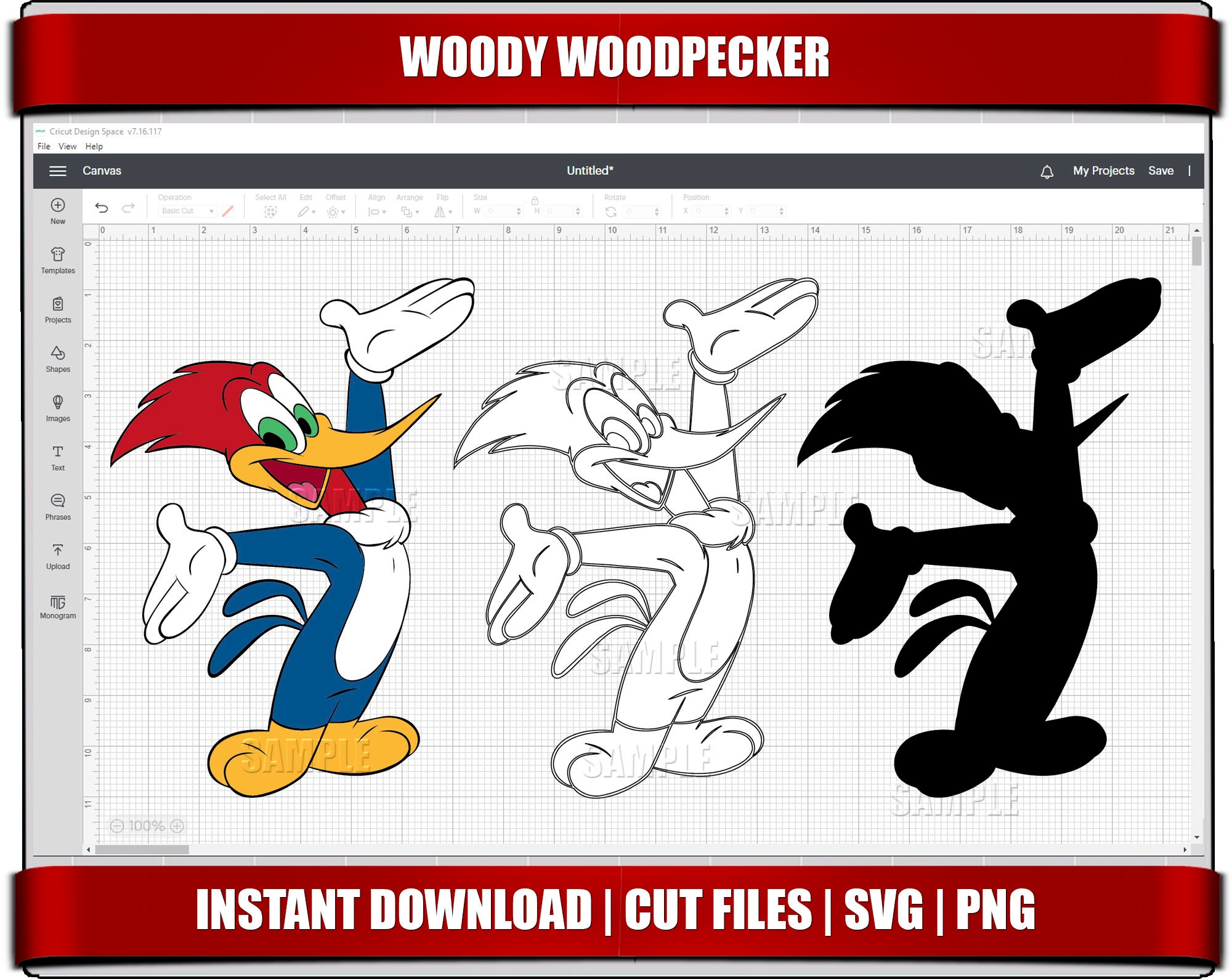 Woody wood pecker - Etsy 日本