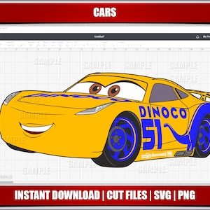 cars svg cricut, png clipart, lighting mcqueen instant download, for silhouette cut files tow mater, digital printable cars cartoon cars svg
