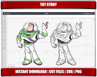 buzz svg, toy story svg, woody svg, toy story png clipart, instant download, for cricut svg files, digital printable birthday party svg png