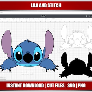 Lilo und Stitch svg, Sofort-Download, Lilo und Stitch für cricut svg, geburtstagsparty svg png, lilo und stitch clipart svg party png