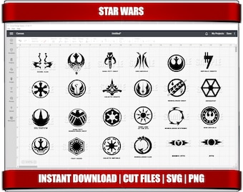 Star Wars Logo SVG, Mandalorian & Grogu Clip Art (Digital Download)