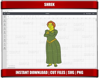 Shrek SVG, PNG Clipart, Cut Files (Digital Download)