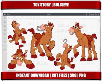 Bullseye Horse SVG, Toy Story Clipart (Digital Download)