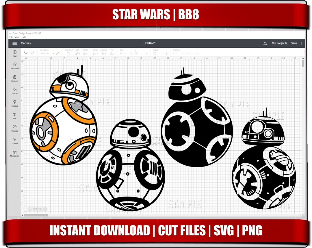 Bb8 Svg, Star Wars Svg, Star Wars Clipart Png, Digital Star Wars ...