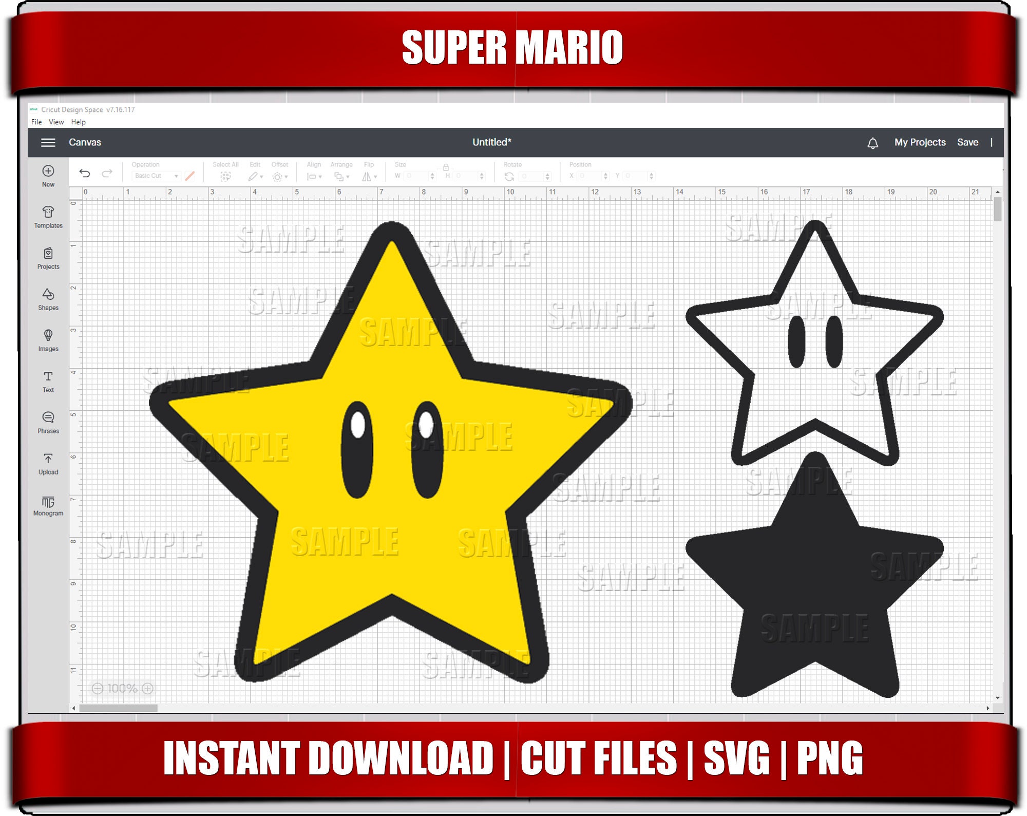 Mario Svg Star Svg Png Clipart Luigi Svg Mario Birthday Svg - Etsy Canada