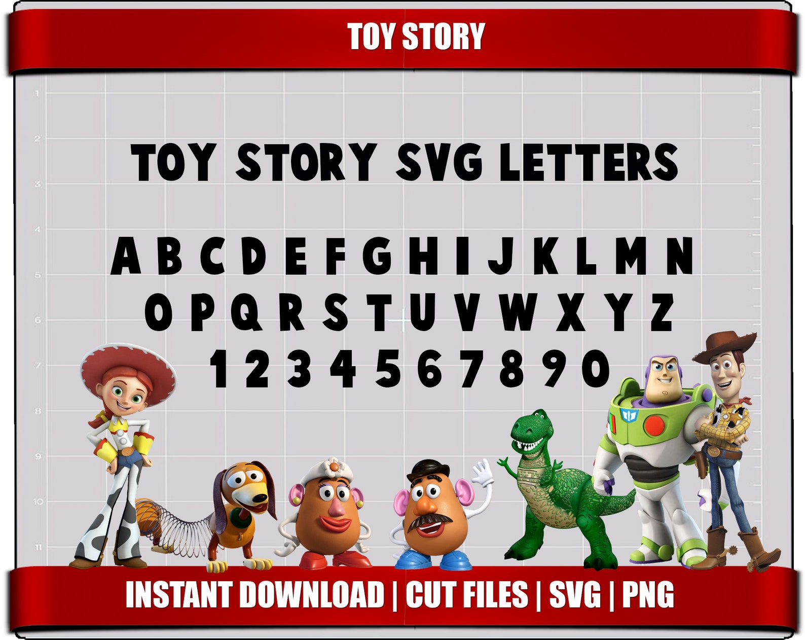 Toy story font svg letters alphabet toy story birthday party Etsy