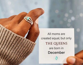 Queens are born hotsell in december ring