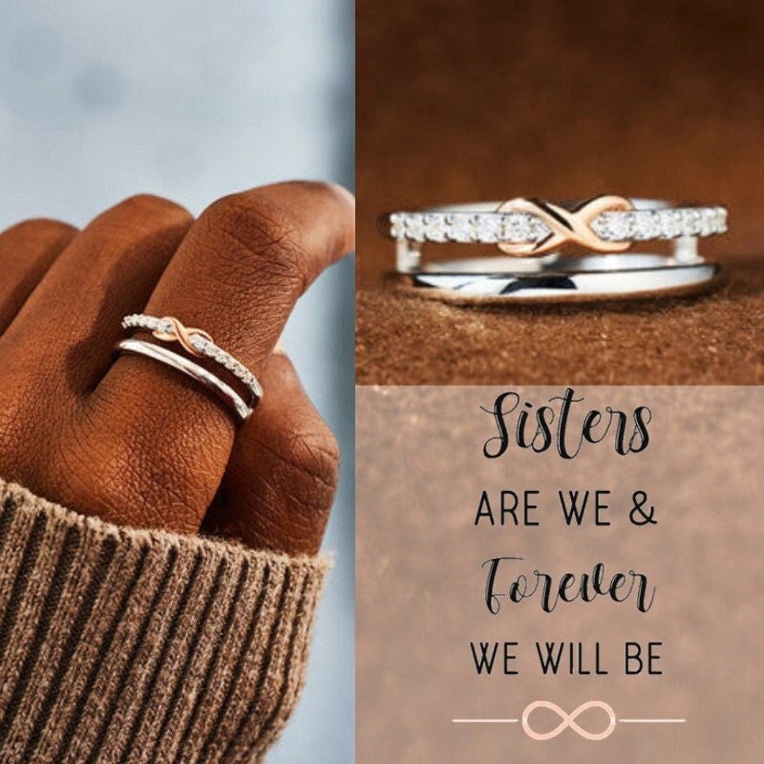 Infinity shop sister rings