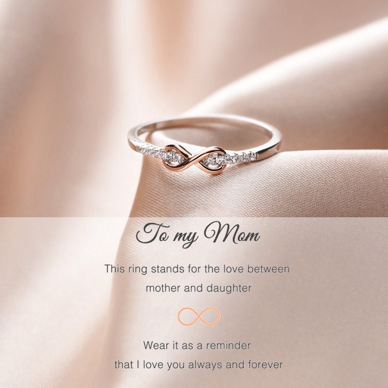 Mom loves you forever sales ring