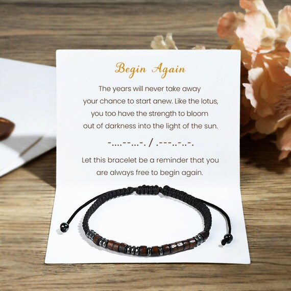 Women morse code bracelet sale