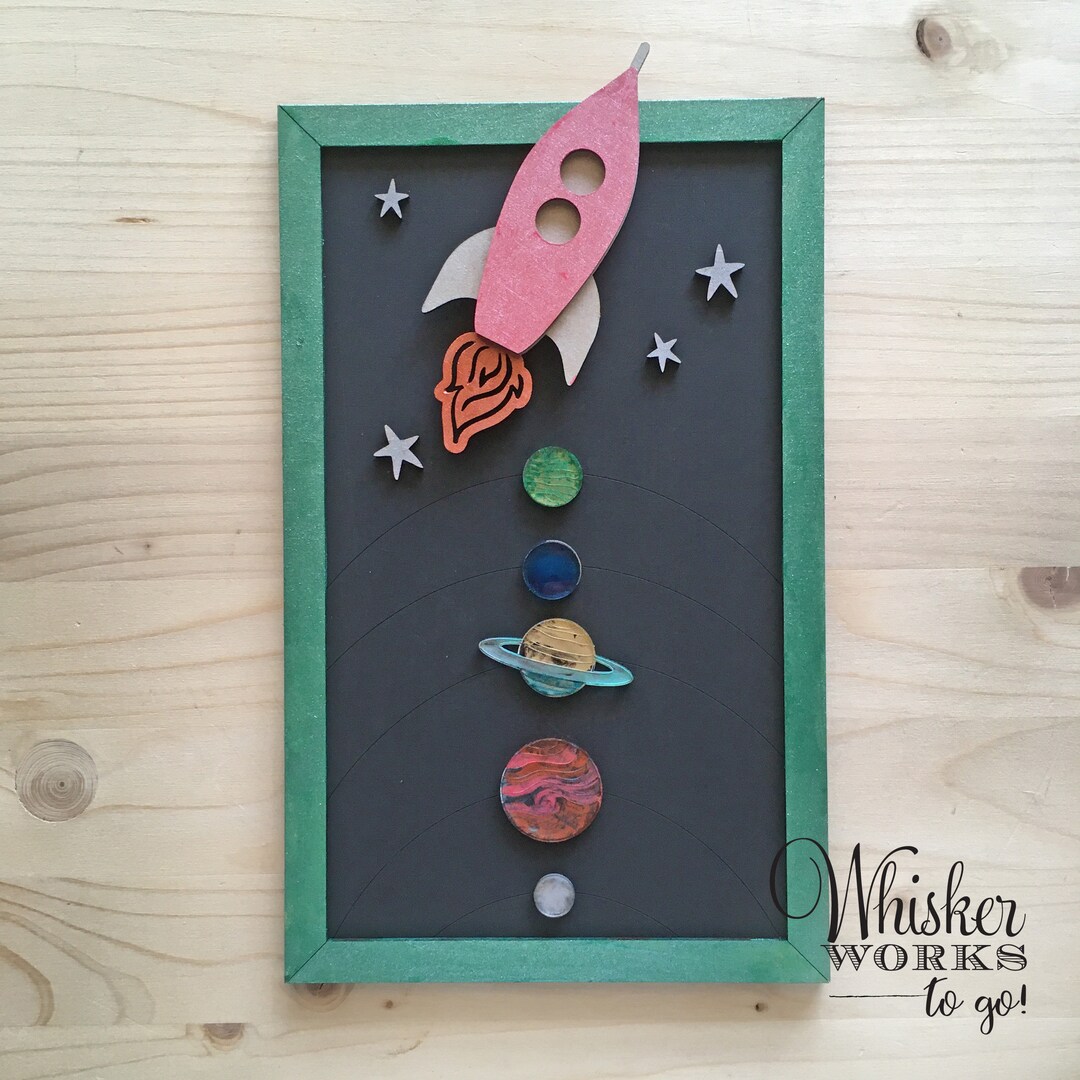 LASER FILE - Rocket Through Space Kid Craft - Instantly Download a File ...