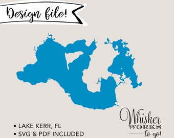 VECTOR FILE - Lake Kerr - Florida - Instant Download