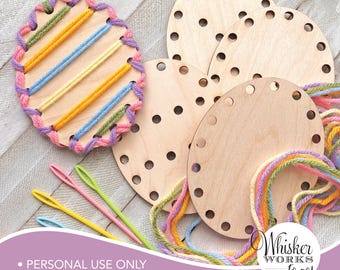 LASER FILE - Easter Egg Yarn Craft - Instantly download a file to make this yourself!