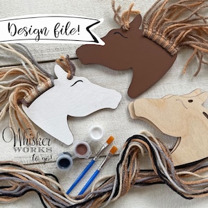LASER FILE - The ORIGINAL Horse / Pony Kid Craft - Instantly download a file to make this yourself!