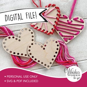 LASER FILE - Valentine's Day Craft - Instantly download a file to make this yourself! image 2