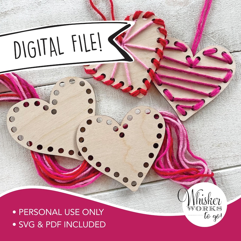 LASER FILE - Valentine's Day Craft - Instantly download a file to make this yourself! image 2