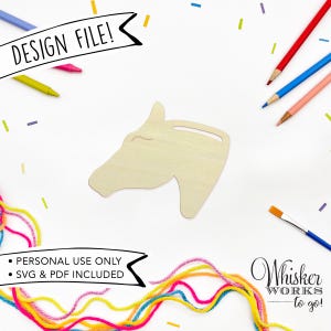 LASER FILE - The ORIGINAL Horse / Pony Kid Craft - Instantly download a file to make this yourself!