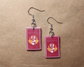 Custom Book Cover Earrings